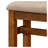 Fluted Counter Height Bar Table Set with 2 Stools, Solid Pine and MDF Wood Dining Set for Kitchen or Breakfast Nook, Brown-835680307