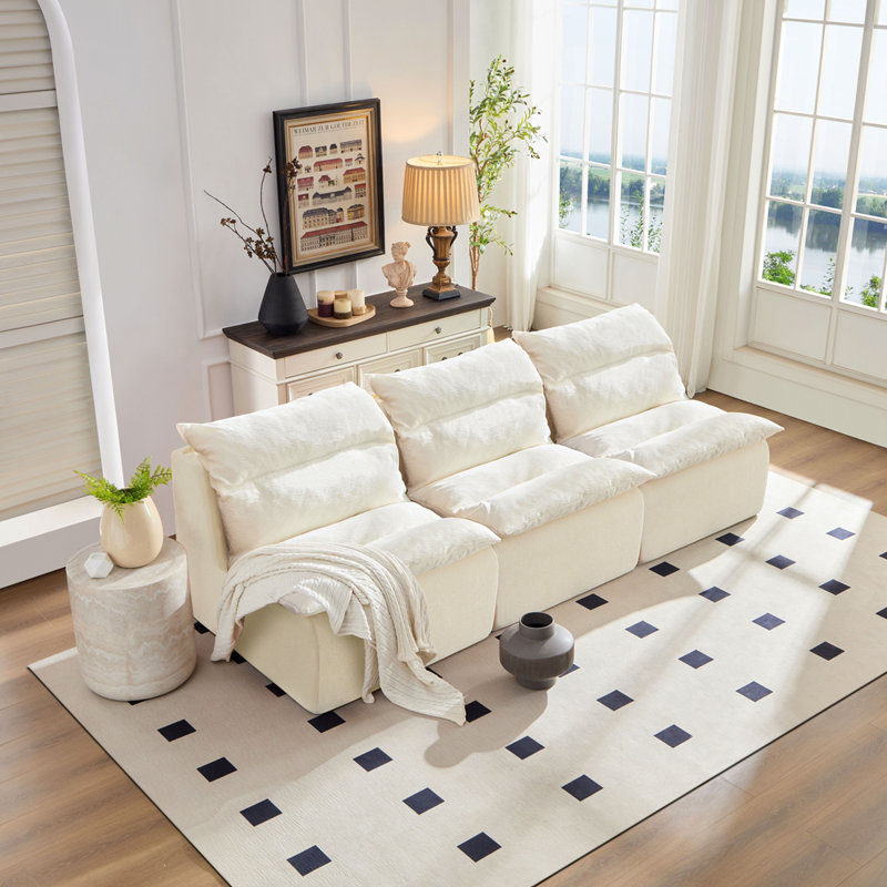 Fauteuil à billes Boneless Accent, Blanc