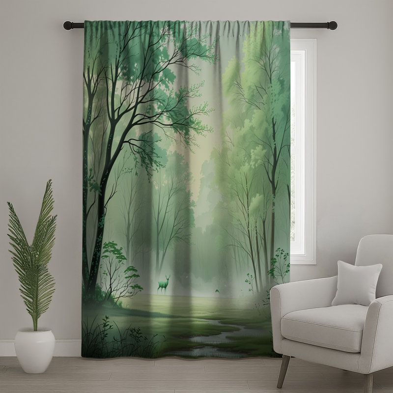 Rideaux de fenêtre Misty, Blockout, 50 po x 92 po - 1 panneau