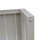 Outdoor Showcase: Contemporary Cocktail Table - Neutral Style, Beveled End Panels, Geometric Pattern - Rust-Resistant, Scratch & Weather-Resistant Aluminum Fram