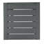 Table en forme de C CAPU CORAL ALU-1823533876