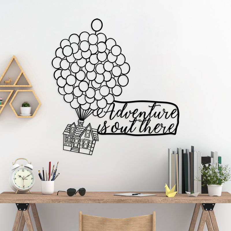 Elegant Decorative Metal Wall Accessory, Black, 25.6 x 27.6 inches | 100% Metal with 0.06 inch Thickness | Lightweight (1.7 lbs) | Perfect for Home Décor & Modern Spaces, Easy to Hang, Stylish & Durable