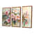 Toile avec cadre flottant brun
