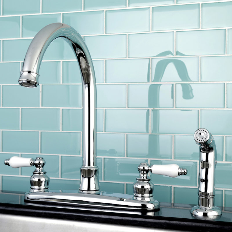 Robinet de cuisine Kingston, Chrome poli