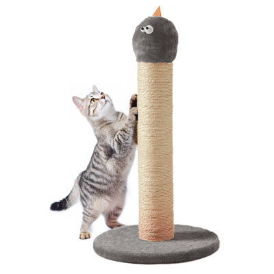 22" Monster-Shaped Cat Scratching Post – Durable Sisal Scratch Post For Large Cats & Kittens