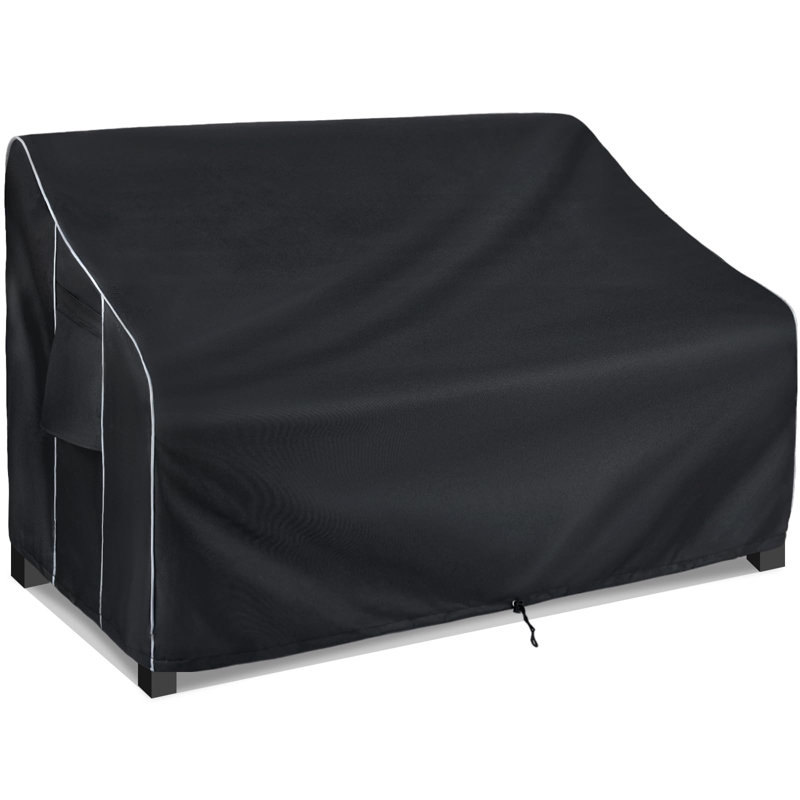 Black Heavy Duty Waterproof Outdoor Sofa Cover