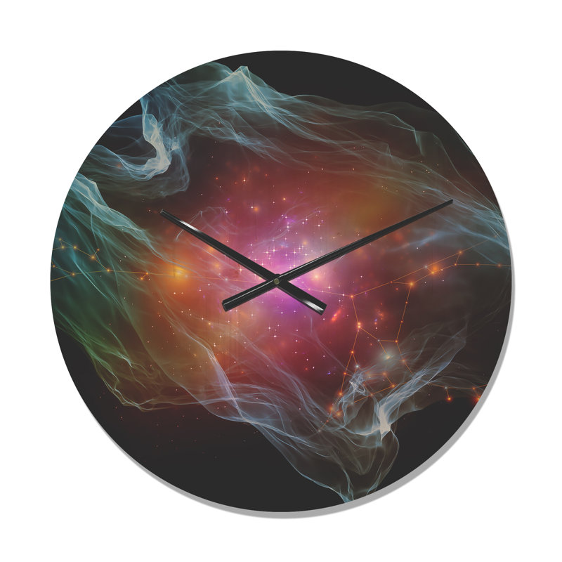 Horloge murale en bois mauve, Moyen