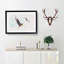 Pair of Flying Seagulls - Framed Print-56851880-56851883