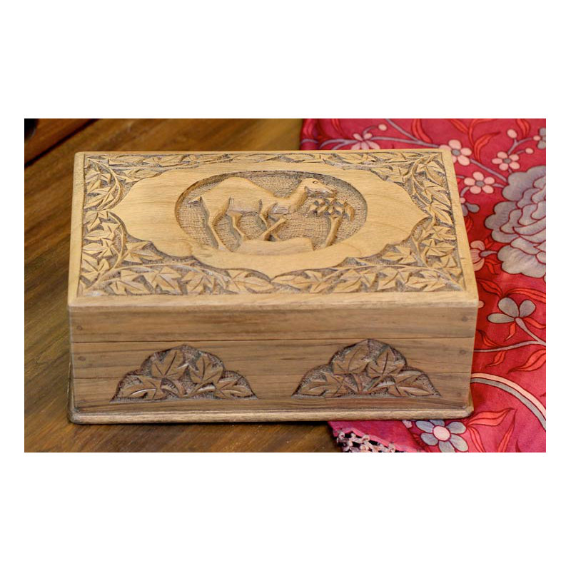 Boîte à bijoux en bois