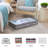6 Pack Underbed Storage Containers Large Capacity Clothes Storage Bins With Clear Windows And Reinforced Handles For Blanket Comforter Bedding Clothes