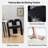 3-Piece Dining Table Set,Pedestal Dining Table With 2 Barrel Side Chairs-792757947-792757945