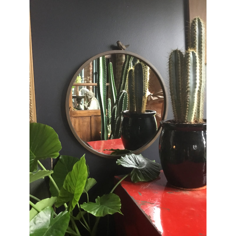 Manderella Metal Flat Wall Mirror