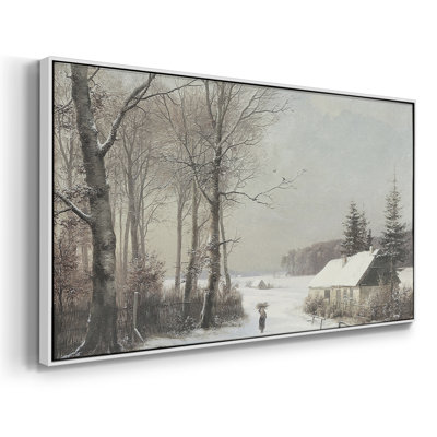Série paysage - CDVII - Toile tendue avec châssis encadré - Prêt à être accroché