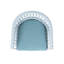 Ensemble de 2 tabourets de comptoir de patio 27 ", oléfine bleu ciel Bleechington-1883576920