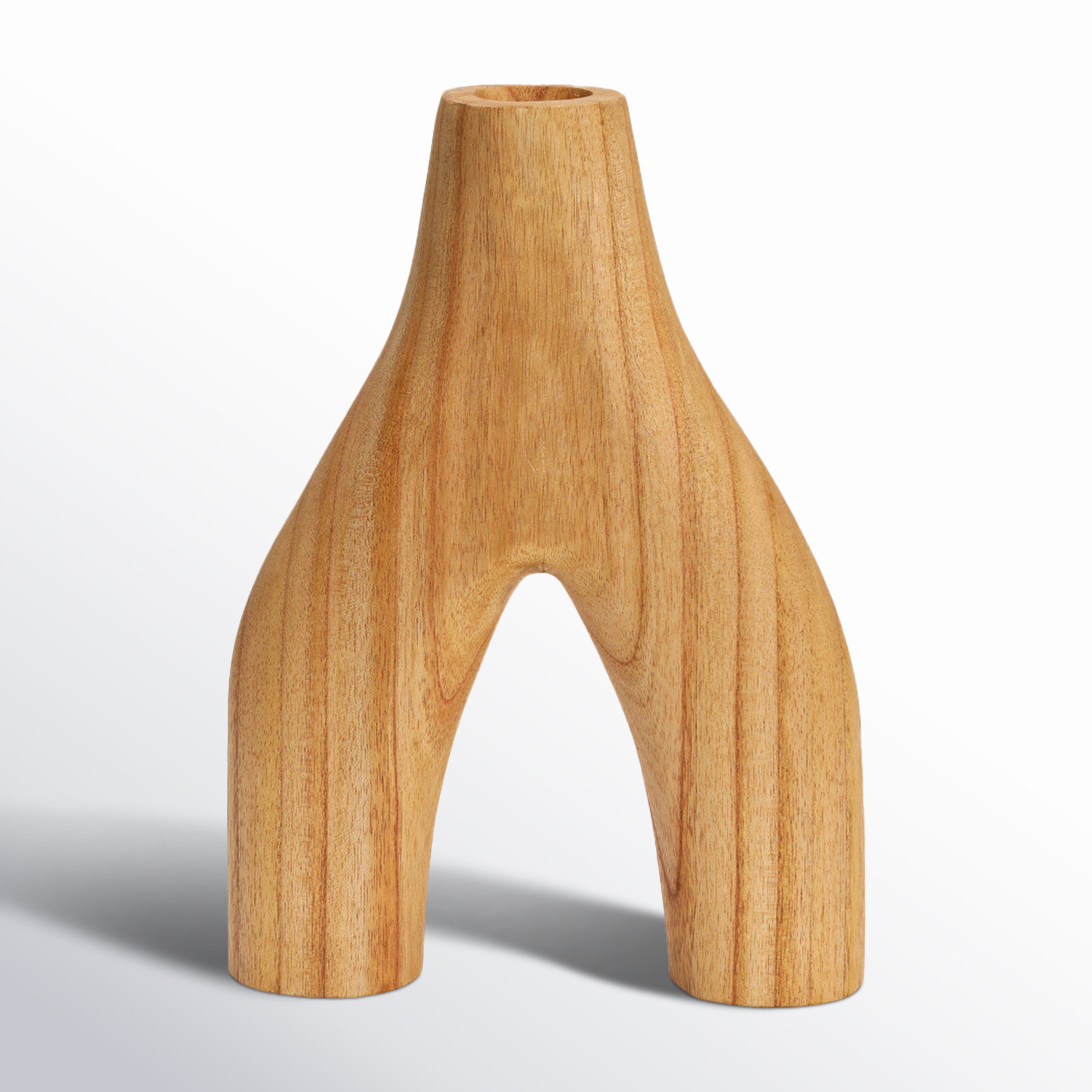 Muri 12.2'' Handmade Wood Table Vase