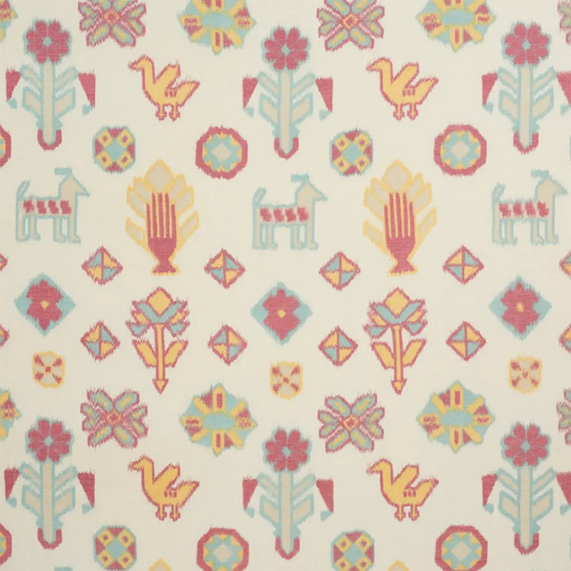 Chuska Warp Print Fabric, Multicolor