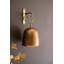 SUPPORT ANTI-CLOCHE EN LAITON ET MUR