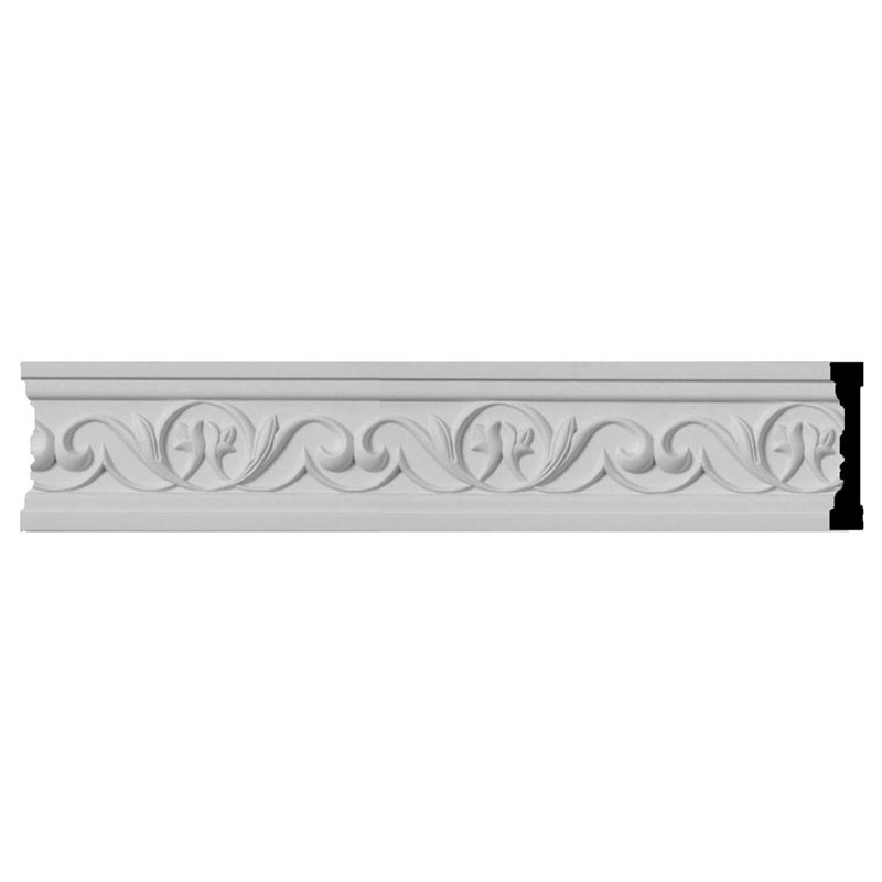 Attica White Urethane Decorative Crown Chair Rail Moulding