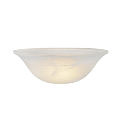 Abat-jour intérieur en verre 14 po