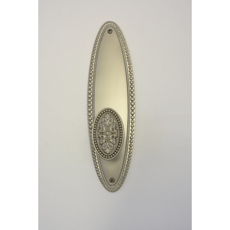 Double poignée de porte factice Revere, Nickel satiné