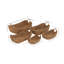 Asilin Seagrass Handmade Decorative and Functional Storage Basket with Metal Handles