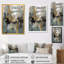 «Henthorn Abstract Design Shapes V», reproduction sur toile-88539140-88539143