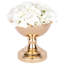 Bol à compote en métal, élégant bol décoratif à bord perlé pour centre de table, ensemble de 10, cuivre métallique