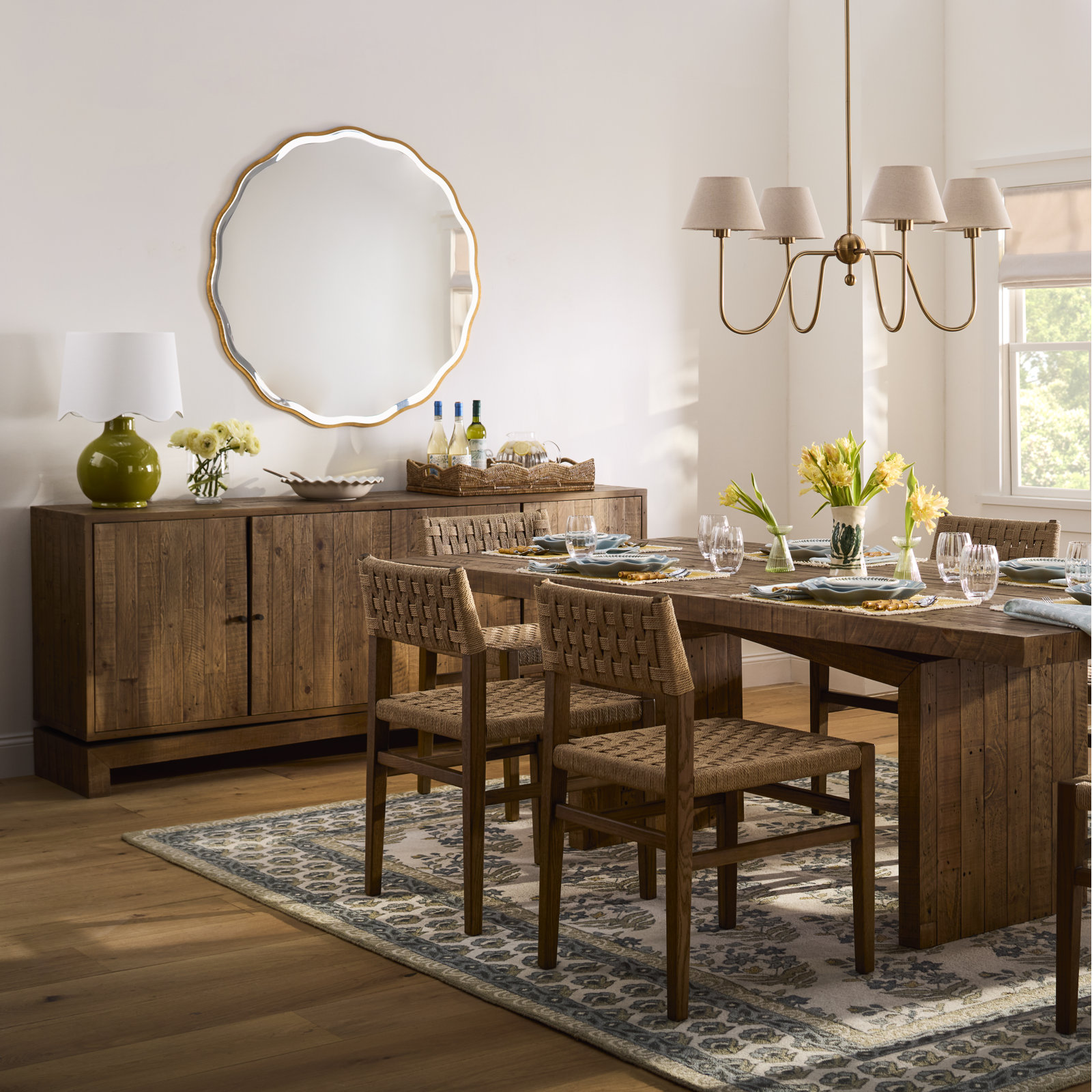 Henn Pine Sideboard, Light Brown