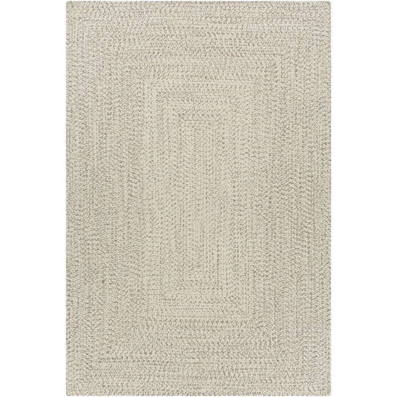 Leroux Cream Indoor/Outdoor Area Rug, Rectangle 8'6" x 11'6"