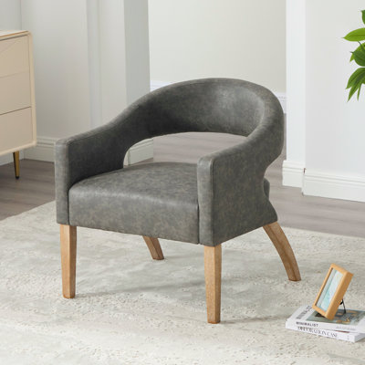 Fauteuil club d'appoint moderne et rembourré