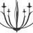 Charlize Chandelier - Matte Black-471011187-471011189