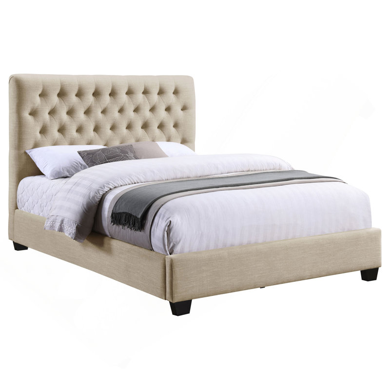 Tufted Upholstered  Bed