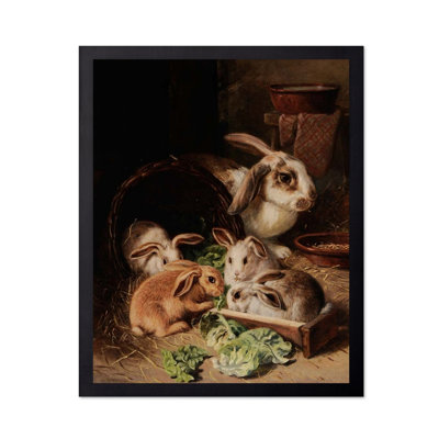 Une famille de lapins