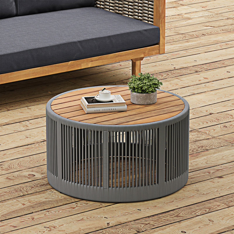 Table basse d'extérieur, Gris