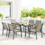 Steel Patio Dining Set Table,