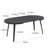 Extendable Table,Dining Table,Office Table,Coffee Table,Metal Leg,Mdf Top,100/140/180X100X75Cm,Black  Color-354193371