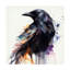Moderne et contemporain The Crow sur toile-860012218