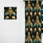 Motif glam riche art déco or riche et émeraude - rideau damassé - obscurcissant velours - 1 panneau-107578090