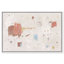 Expression Wall Canvas Abstract Print by Oliver Gal, Black Frame, 15 x 10