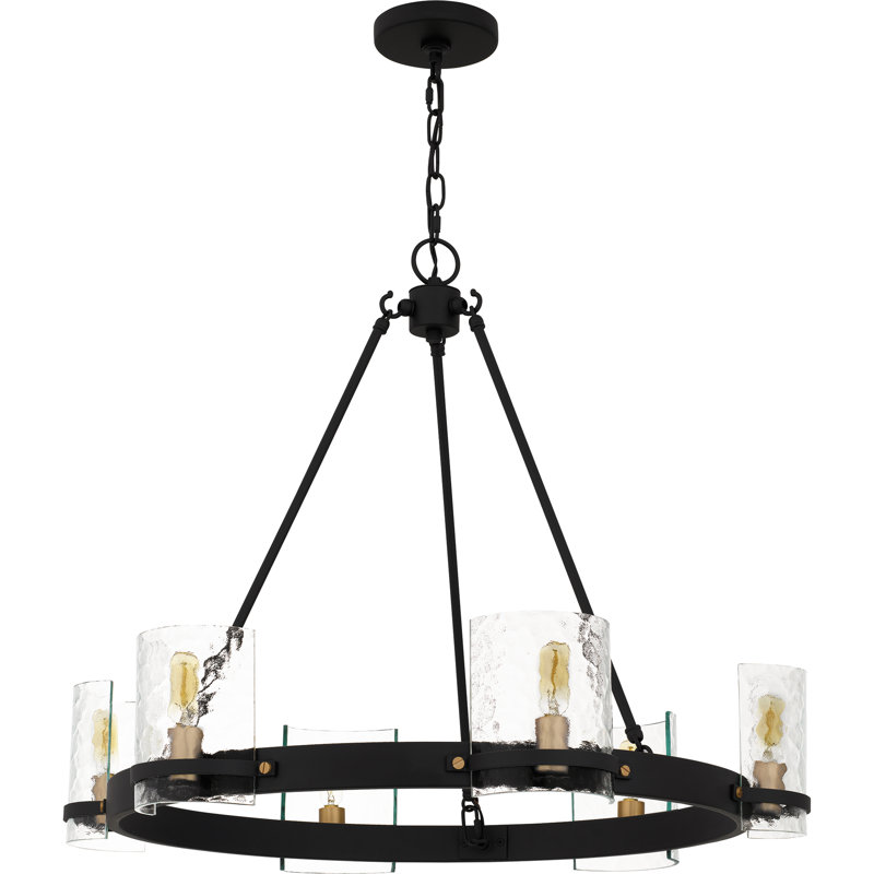 Lustre noir mat 6 lumières Alyworth