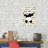 Panda with Guns Bright Dots - Painting Print on Canvas-45524717-45524716
