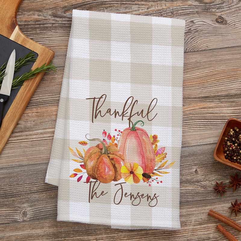 Serviette de cuisine Autumn Watercolors, Oui