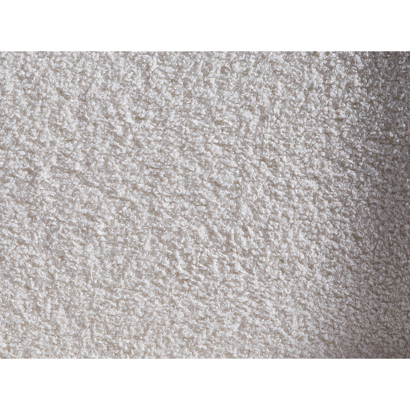 Ensemble de 2 chaises d'appoint tendance pour cour intérieure - Boucle blanche et velours marron, noyer. Élégantes chaises (paire 2) : Boucle, Flair