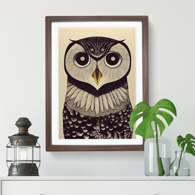 XV1022-573X An Astounding Owl - Single Picture Frame Print