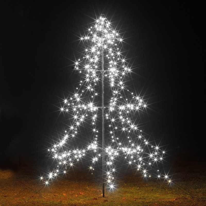 LED Twinkle Lighted Trees & Branches, Cool White, 135cm