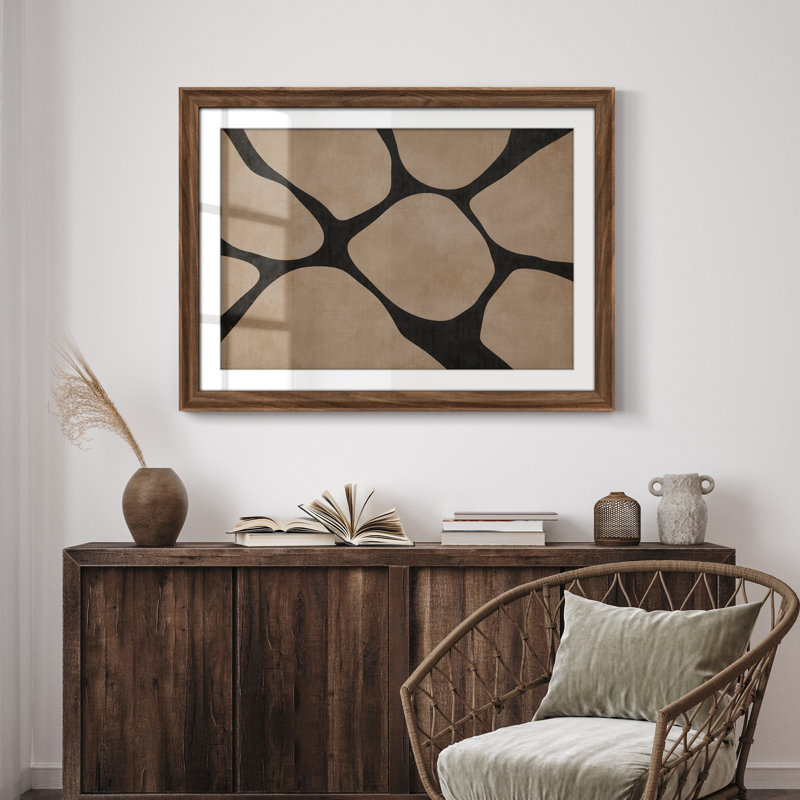 Art mural encadré 26 "x 36", Impression encadrée avec passe-partout