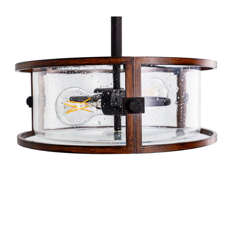 Plafonnier cylindrique semi-encastré 13,8 po Barthelmess