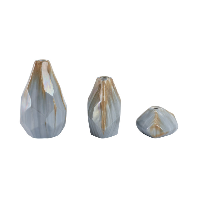 Ensemble de 3 vases en céramique Herod 3/7/9 "
