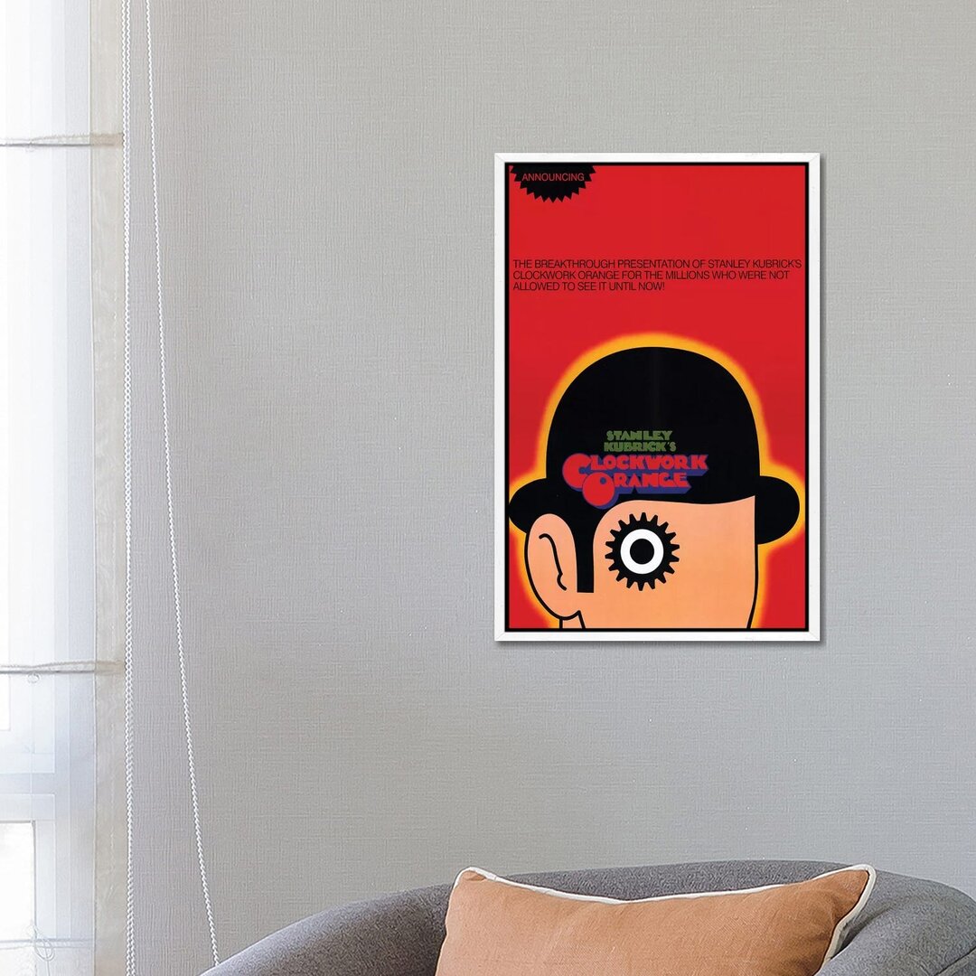 Leinwandbild A Clockwork Orange Film Poster von Radio Days