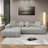 L-Shaped Compressed Sofa Chaise Lounge